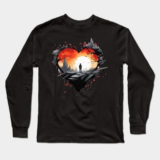 Broken Heart Long Sleeve T-Shirt